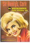 Sir Henrys Cork Weekender Poster 'Woman' June 1995