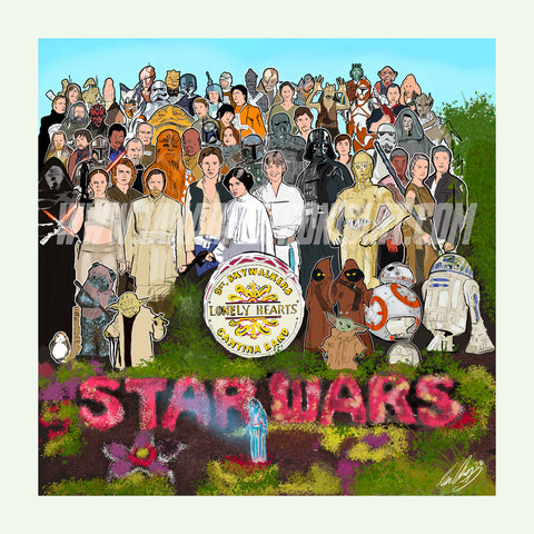 star wars art print