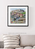 oasis u2 ed sheeran rod stewart bruce springsteen cork art print