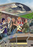 live at the pairc cork art print for sale