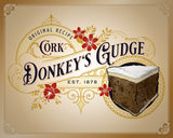 donkeys gudge cork art print label cork food legend