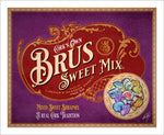 Cork's Own 'Brus Sweet Mix' Vintage Advert - Art Print