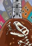 Jurassic Cork A4 Poster