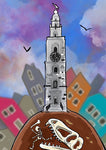 Jurassic Cork A4 Poster