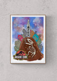 Jurassic Cork A4 Poster