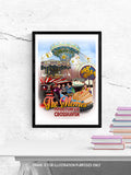 cork art print crosshaven merries